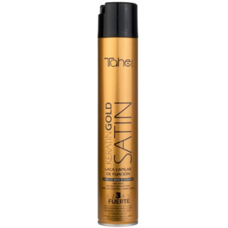 12084010 KERATIN GOLD SATIN HAIR SPRAY FIXING LEVEL 3 – 400 ML. ЛАК