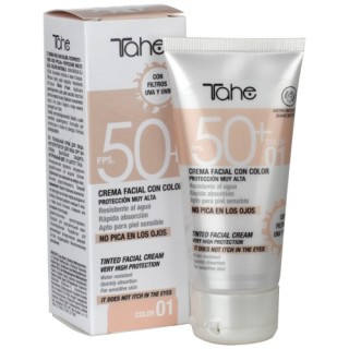 11043677 TINTED FACIAL SUN CREAM SPF 50+  (PARABENS FREE) 50 ML. #1 СЛЪНЦЕЗАЩИТА С ЦВЯТ