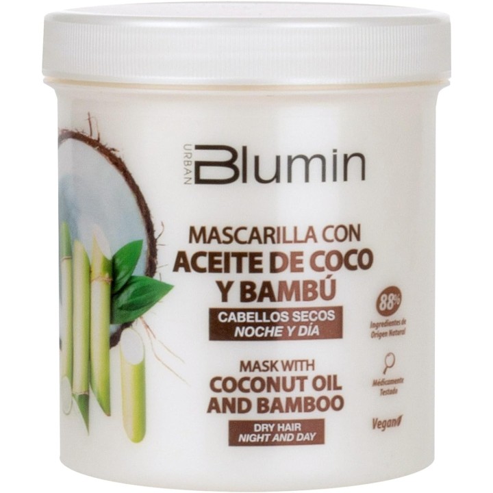 12075138 BLUMIN-MASK COCONUT OIL AND ORGANIC BAMBOO 700ML МАСКА С КОКОС И БАМБУК ЗА СУХИ КОСИ