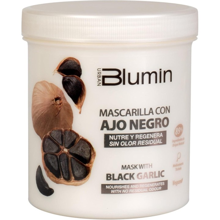 12075141 BLUMIN-MASK BLACK GARLIC 700ML. МАСКА С ЧЕСЪН,ПОДХРАНВАЩА И ПРОТИВ КОСОПАД