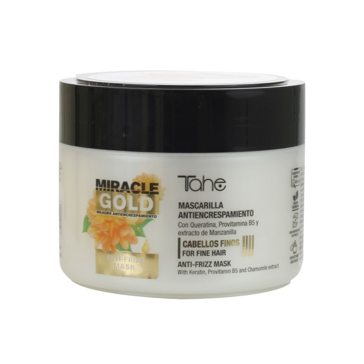 12071302 MIRACLE GOLD ANTI FRIZZ THIN HAIR MASK 300 ML ЗА ТЪНКИ КОСИ М
