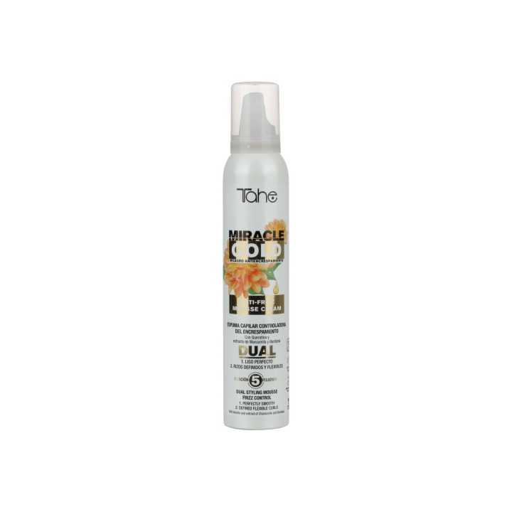 12071314 MIRACLE GOLD ANTI FRIZZ-DUAL MOUSSE 200 ML