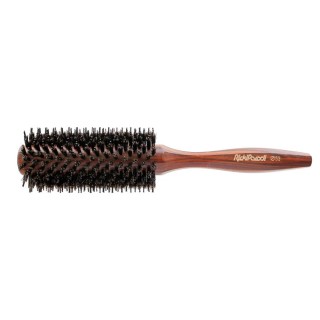 45000805 Round Hair Brush RP Board and Nylon Bristles Wood Pro 53 mm ДЪРВЕНА ЧЕТКА ЗА СЕШОАР