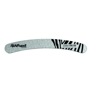 45800135 Nail File RP Zebra Collecton Curve Round Padded 100/180 10 Units ПИЛА ЗА НОКТИ 10 БР