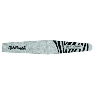 45800136 Nail File RP Zebra Collecton Trapeze Padded 100/180 10 Units ПИЛА ЗА НОКТИ 10 БР