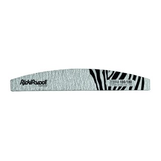 45800137 Nail File RP Zebra Collecton Half Moon Padded 100/180 10 Units ПИЛА ЗА НОКТИ 10 БР