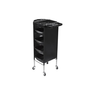 45700003 Salon Trolley RP Pro Black РАБОТНА КОЛИЧКА ПРО