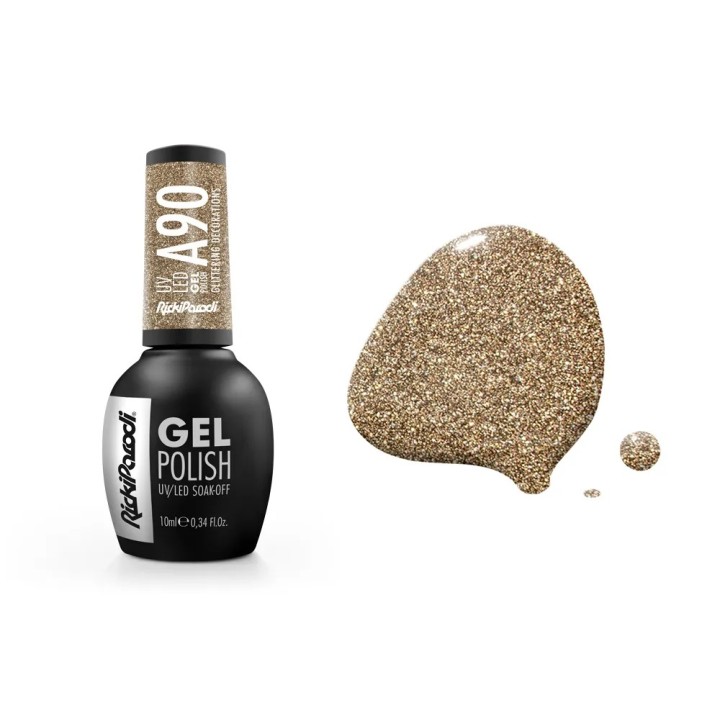 80100090 Gel Polish UV RP Glitering Decoratons A90 10 ml ГЕЛ ЛАК