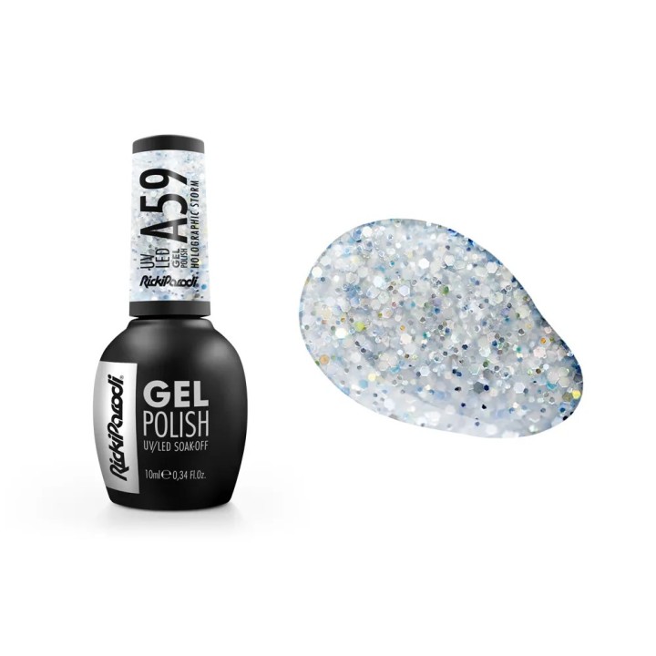 80100059 Gel Polish UV RP Holographic Storm A59 10 ml