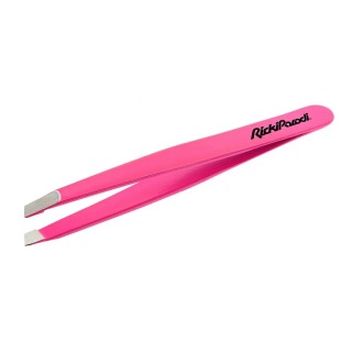 52502290 Tweezers RP Slant Stainless Steel Pink 9 cm ПИНСЕТА РОЗОВА СКОСЕНА