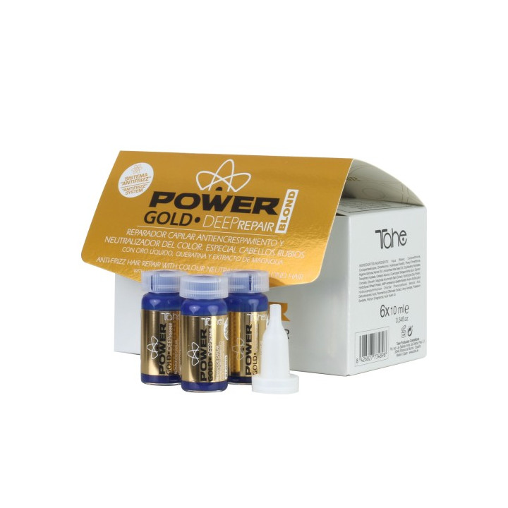 12073489 POWER GOLD DEEP REPAIR BLOND 6 x 10ML ДЪЛБОКО ВЪЗСТАНОВЯВАЩИ АМПУЛИ ЗА РУСИ КОСИ